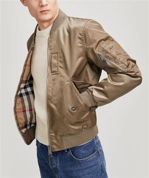 bombers burberry homme|burberry bomber jacket for men.